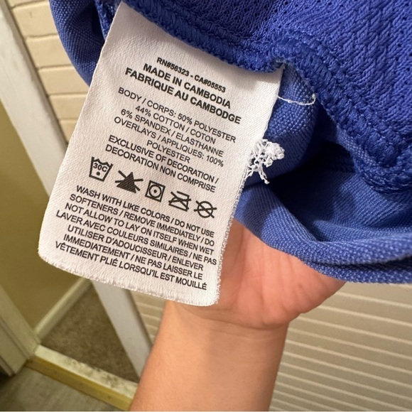 Nike Yoga Dri Fit Hoodie Indigo Blue - Picture 8 of 9